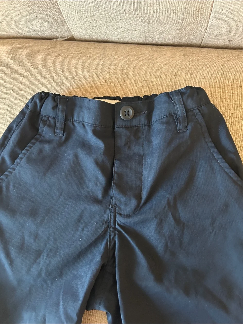 Old Navy Kids Uniform Shorts Navy Blue Flat Front 🌹